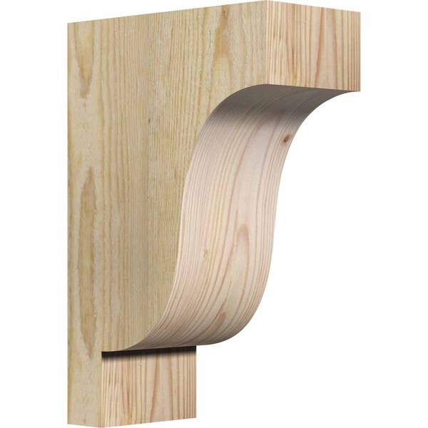 Ekena Millwork Newport Rough Sawn Corbel, Douglas Fir, 4"W x 8"D x 12"H COR04X08X12NEW00RDF - main